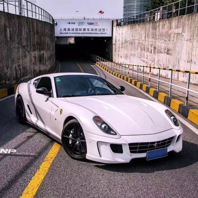 Untuk Ferrari 599 Body Kit 599 Upgraded VORS Style Depan dan Belakang Bumper Side Skirt Spoiler Carbon Fiber Body Kit