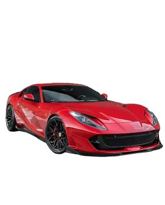 1016 Ferrari Body Kit 812 190mm Carbon Fiber depan bumper diffuser Spoiler