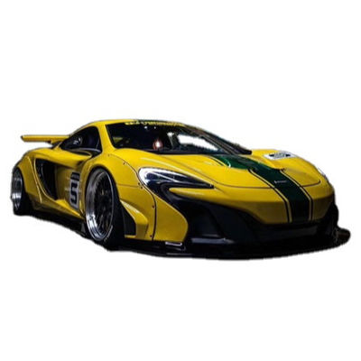 Untuk McLaren 650S 625c Wide-body Kit 650S 625c Upgrade LB-gaya depan dan belakang bumper spoiler Widebody Kit