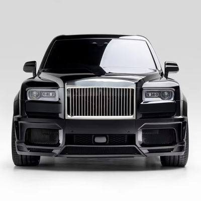 Black Cullinan Rolls Royce Body Kit NT Style Bagian Depan Dan Belakang Bumper Widebody Kit