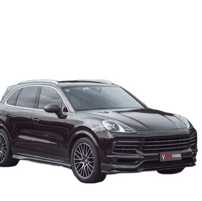 Bagian mobil untuk Porsche Cayenne Fiber Body Kit Cayenne Carbon Fiber Front Spreader Spoiler