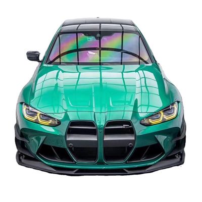 Untuk BMW G80 G82 M3 M4 Carbon Fiber Body Kit G80 G82 M3 M4 Upgraded AE Style Front Lip Diffuser Spoiler Side Skirt Body Kit