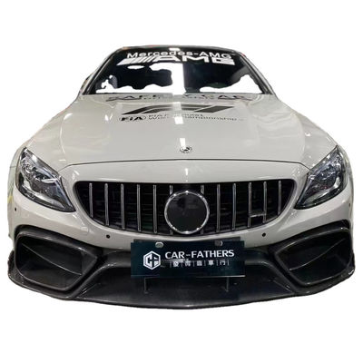 Bagian Otomotif untuk Mercedes W205 C180 C260 C300 Body Kit W205 C180 C260 C300 Upgraded IMP Style Front Bumper Body Kit
