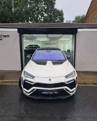 Lamborghini Urus Karoseri serat karbon Kit URUS 1016 gaya serat karbon depan lip diffuser spoiler hood roda lengkungan