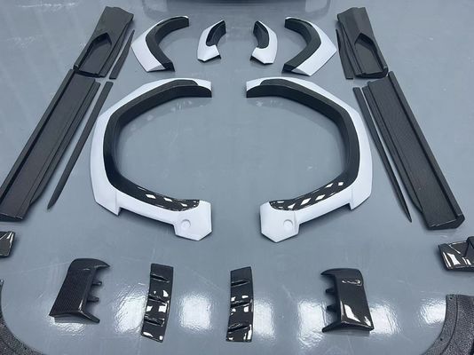 Lamborghini Urus Karoseri serat karbon Kit URUS 1016 gaya serat karbon depan lip diffuser spoiler hood roda lengkungan