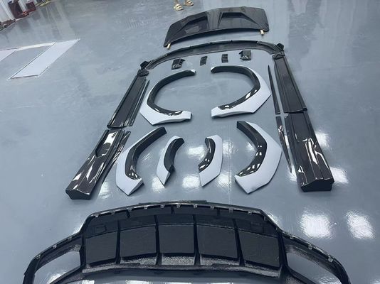 Lamborghini Urus Karoseri serat karbon Kit URUS 1016 gaya serat karbon depan lip diffuser spoiler hood roda lengkungan