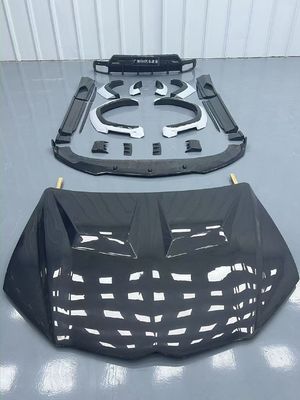 Lamborghini Urus Karoseri serat karbon Kit URUS 1016 gaya serat karbon depan lip diffuser spoiler hood roda lengkungan
