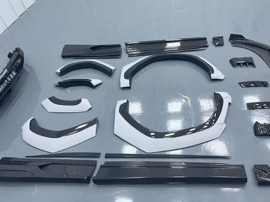 Lamborghini Urus Karoseri serat karbon Kit URUS 1016 gaya serat karbon depan lip diffuser spoiler hood roda lengkungan