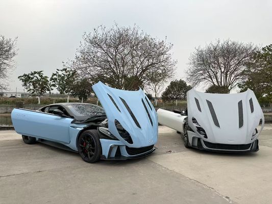 Aston Martin DB11 Carbon Fiber Body Kit DB11 gaya mansory depan dan belakang bumper side skirt fender hood spoiler
