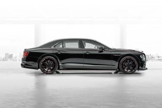Bentley Flying Spur Fiber Carbon Body Kit Flying Spur upgrade gaya MANSORY depan lip diffuser Spoiler hood body kit