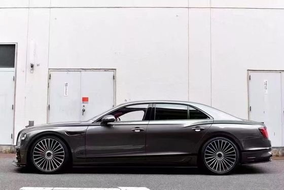 Bentley Flying Spur Fiber Carbon Body Kit Flying Spur upgrade gaya MANSORY depan lip diffuser Spoiler hood body kit