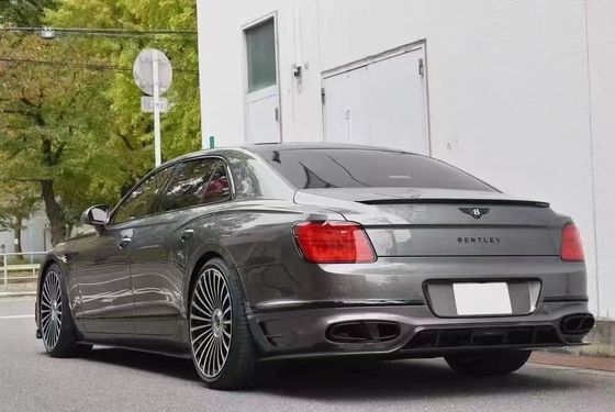 Bentley Flying Spur Fiber Carbon Body Kit Flying Spur upgrade gaya MANSORY depan lip diffuser Spoiler hood body kit