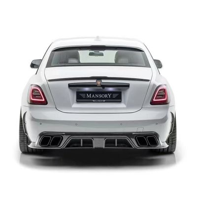 Rolls-Royce Ghost Badan serat karbon Kit gaya mansory hantu depan dan belakang bumper spoilers fenders hood