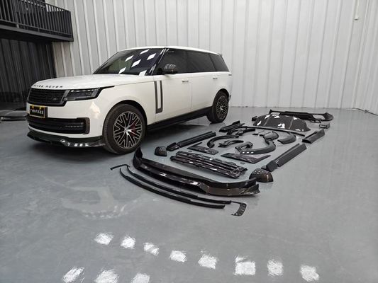 Land Rover Range Rover Fiber Karbon Body Kit Range Rover Upgraded Mansory gaya depan lip diffuser Spoiler hood roda lengkungan sisi rok