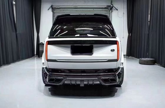 Land Rover Range Rover Fiber Karbon Body Kit Range Rover Upgraded Mansory gaya depan lip diffuser Spoiler hood roda lengkungan sisi rok