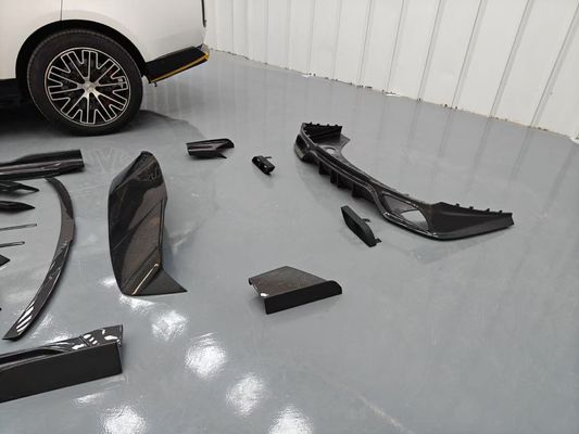 Land Rover Range Rover Fiber Karbon Body Kit Range Rover Upgraded Mansory gaya depan lip diffuser Spoiler hood roda lengkungan sisi rok