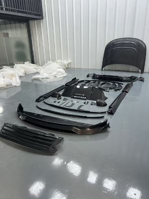 Land Rover Range Rover Fiber Karbon Body Kit Range Rover Upgraded Mansory gaya depan lip diffuser Spoiler hood roda lengkungan sisi rok