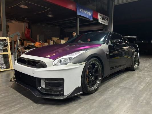 Nissan GTR Karbon fiber body Kit GTR r35 Upgraded 2024nismo style depan dan belakang bumper spoiler fender hood