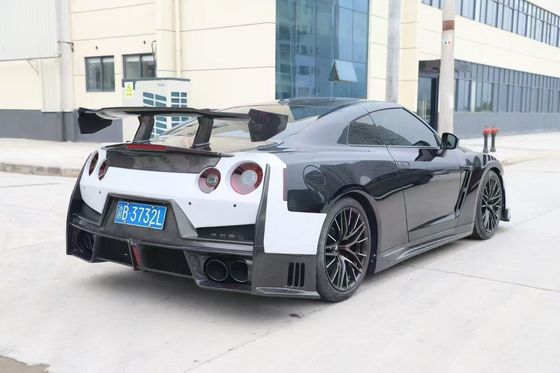 Nissan GTR Karbon fiber body Kit GTR r35 Upgraded 2024nismo style depan dan belakang bumper spoiler fender hood