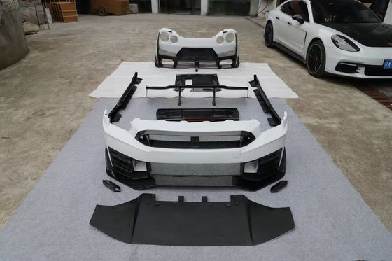 Nissan GTR Karbon fiber body Kit GTR r35 Upgraded 2024nismo style depan dan belakang bumper spoiler fender hood