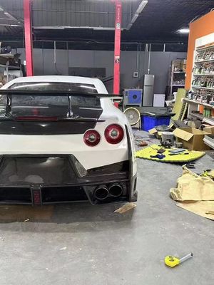 Nissan GTR Karbon fiber body Kit GTR r35 Upgraded 2024nismo style depan dan belakang bumper spoiler fender hood