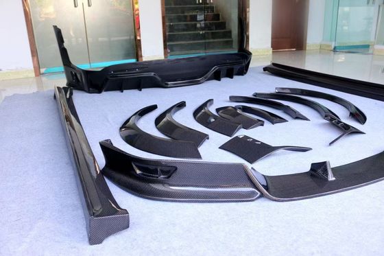 Tesla model X Carbon Fiber Body Kit model X Carbon Fiber depan lip diffuser Spoiler hood roda lengkungan lebar kit tubuh