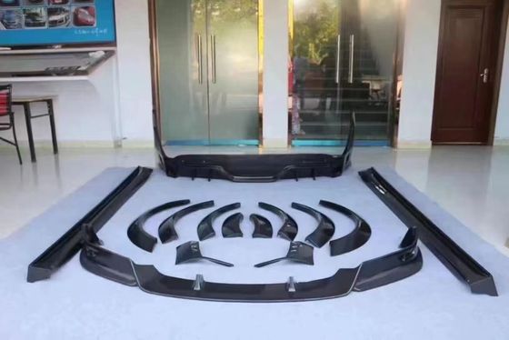 Tesla model X Carbon Fiber Body Kit model X Carbon Fiber depan lip diffuser Spoiler hood roda lengkungan lebar kit tubuh