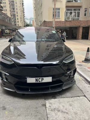 Tesla model X Carbon Fiber Body Kit model X Carbon Fiber depan lip diffuser Spoiler hood roda lengkungan lebar kit tubuh