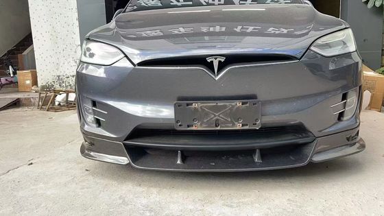 Tesla model X Carbon Fiber Body Kit model X Carbon Fiber depan lip diffuser Spoiler hood roda lengkungan lebar kit tubuh