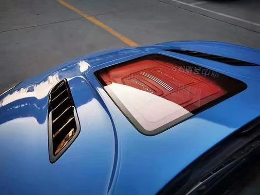 Fiber Karbon Berkualitas Tinggi Fiber Karbon Hood untuk Jaguar F-Type Upgrade IMP Style Hood