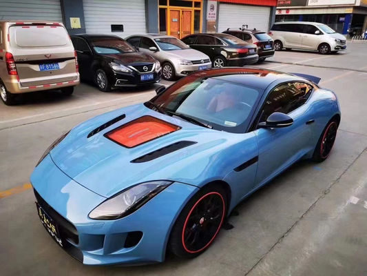 Fiber Karbon Berkualitas Tinggi Fiber Karbon Hood untuk Jaguar F-Type Upgrade IMP Style Hood