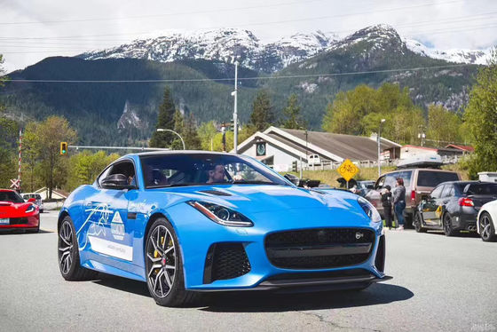Untuk Jaguar F-Type Body Kit Serat Karbon dan FPR F-Type Upgraded SVR Style Front Bumper Body Kit