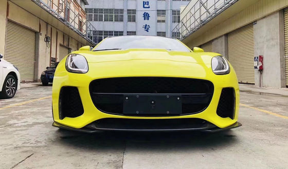 Untuk Jaguar F-Type Body Kit Serat Karbon dan FPR F-Type Upgraded SVR Style Front Bumper Body Kit
