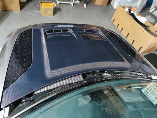 Kapsul Serat Karbon untuk Land Rover Defender Bahan Serat Karbon Defender Cover Gaya SVR yang Ditingkatkan