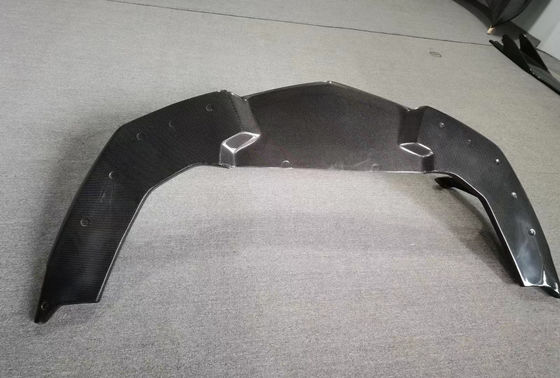 Untuk Lamborghini LP700 Carbon Fiber Body Kit LP700 Upgrade VORs Style Carbon Fiber Front Lip Diffuser Spoiler