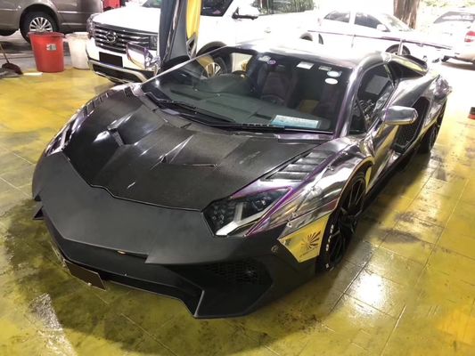Penutup Serat Karbon Berkualitas Tinggi Aventador Penutup Mesin Serat Karbon LP700 Penutup Lampu Mesin LP720