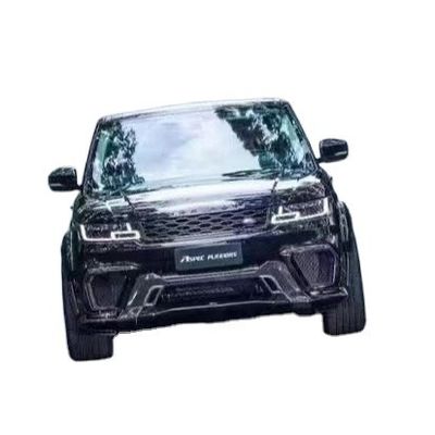 Runde ASPEC Style CF&amp; FRP Wide Body Kit Front Bumper Rear Bumper Side Skirt Fender untuk Land Rover RANGE ROVE SPORT 2014-2017