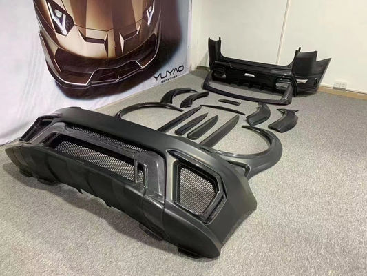 Runde ASPEC Style CF&amp; FRP Wide Body Kit Front Bumper Rear Bumper Side Skirt Fender untuk Land Rover RANGE ROVE SPORT 2014-2017