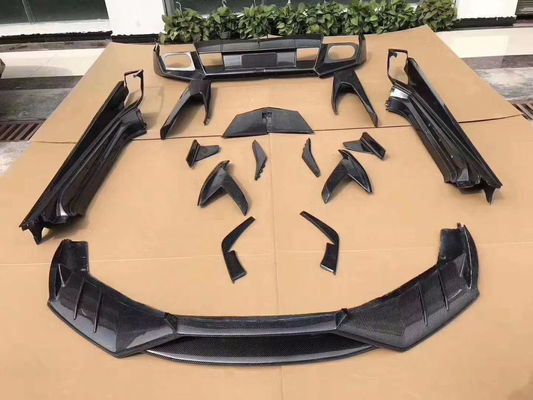 Untuk Lamborghini LP580 LP610 Carbon Fiber Body Kit LP580 LP610 Upgraded MSY Style Front Lip Diffuser Spoiler Side Skirt