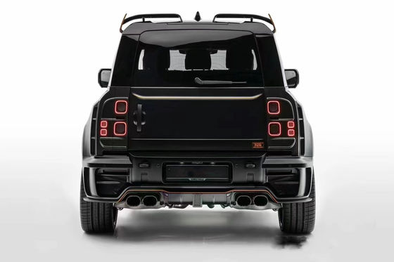 Untuk Land Rover Defender Carbon Fiber Body Kit Defender Upgrades MSY-style Front Lip Diffuser Spoiler Carbon Fiber Widebody Kit