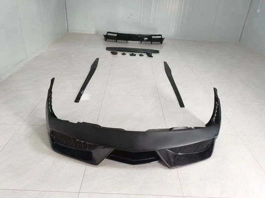 Untuk Lamborghini Gallardo LP550 LP560 Karbon Fiber Body Kit LP550 LP560 Upgraded DMC Style Bagian depan dan belakang Bumper Spoiler Body Kit