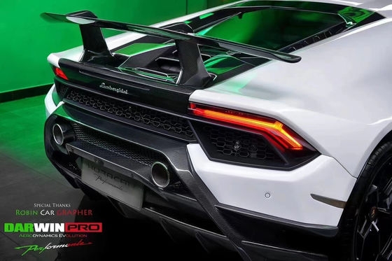 Untuk Lamborghini LP580 LP610 Carbon Fiber Body Kit LP580 LP610 Upgraded LP640 gaya Depan dan Belakang Bumper Spoiler Hood