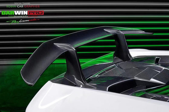 Untuk Lamborghini LP580 LP610 Carbon Fiber Body Kit LP580 LP610 Upgraded LP640 gaya Depan dan Belakang Bumper Spoiler Hood