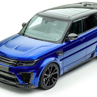 Perbaikan pengganti Land Rover Body Kit 2017 - 2019 Spoiler Hood Resin Fiber Front Lip