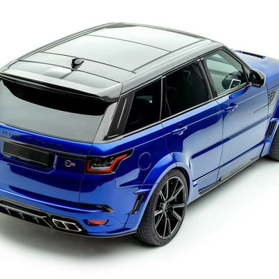 Perbaikan pengganti Land Rover Body Kit 2017 - 2019 Spoiler Hood Resin Fiber Front Lip
