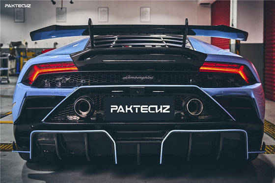 Produk Baru Kit Karoseri Serat Karbon untuk Lamborghini Huracan EVO Huracan EVO Serat Karbon Bagian Depan Sekop Diffuser Spoiler