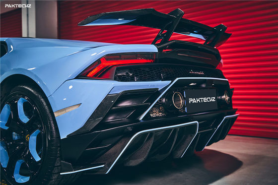 Produk Baru Kit Karoseri Serat Karbon untuk Lamborghini Huracan EVO Huracan EVO Serat Karbon Bagian Depan Sekop Diffuser Spoiler