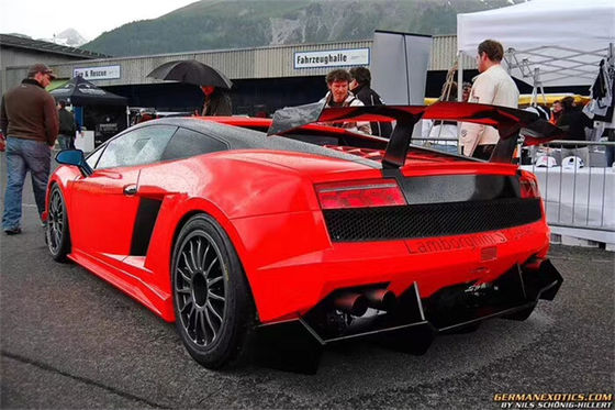 Untuk Lamborghini Gallardo LP550 560 570 Spoiler Serat Karbon Gallardo LP550 560 570 Upgraded SUPER TROFEO Style Spoiler