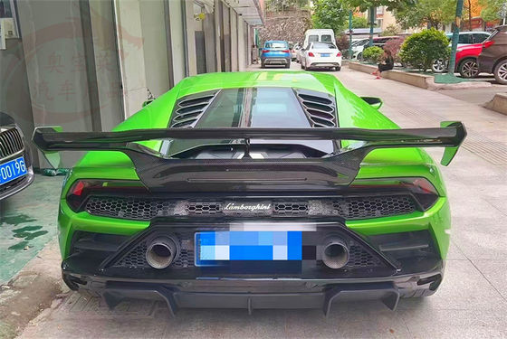 Untuk Lamborghini LP580 LP610 Carbon Fiber Body Kit LP580 LP610 Upgraded VORS Style Carbon Fiber Spoiler Wing