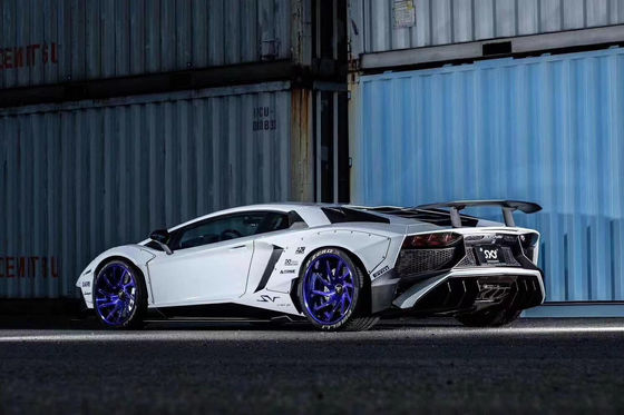 Untuk Lamborghini Aventador LP700 Carbon Fiber Body Kit LP700 Upgraded LB-style Side Skirt Spoiler Wheel Arch